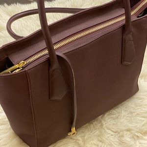 Dagne Dover - 13inch Tote in Oxblood